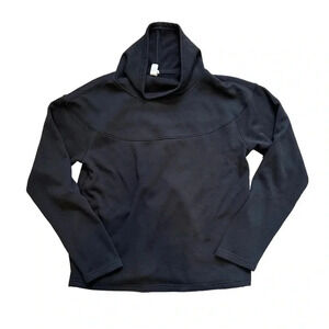 APANA Women’s Black Cowl Neck Sweater Size Medium